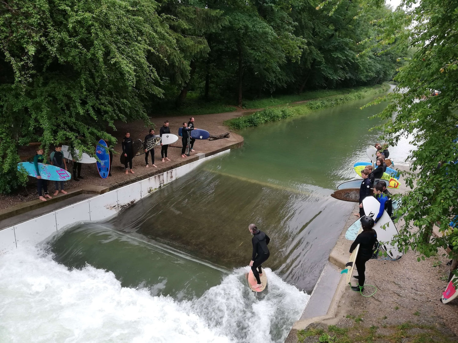 Eisbach Riders Dérive Centrale FCS 1 – Pour Surf, River Surf, Paddle – Noir, Taille M 2.6