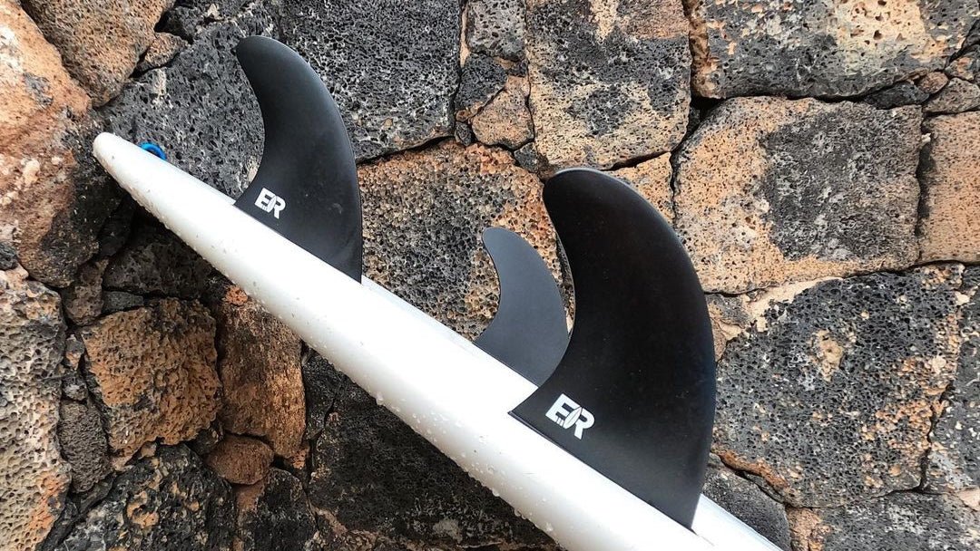 Surf Fins Double Tab Bio - based(medium/anthracite) - Eisbach Riders Surfing Company