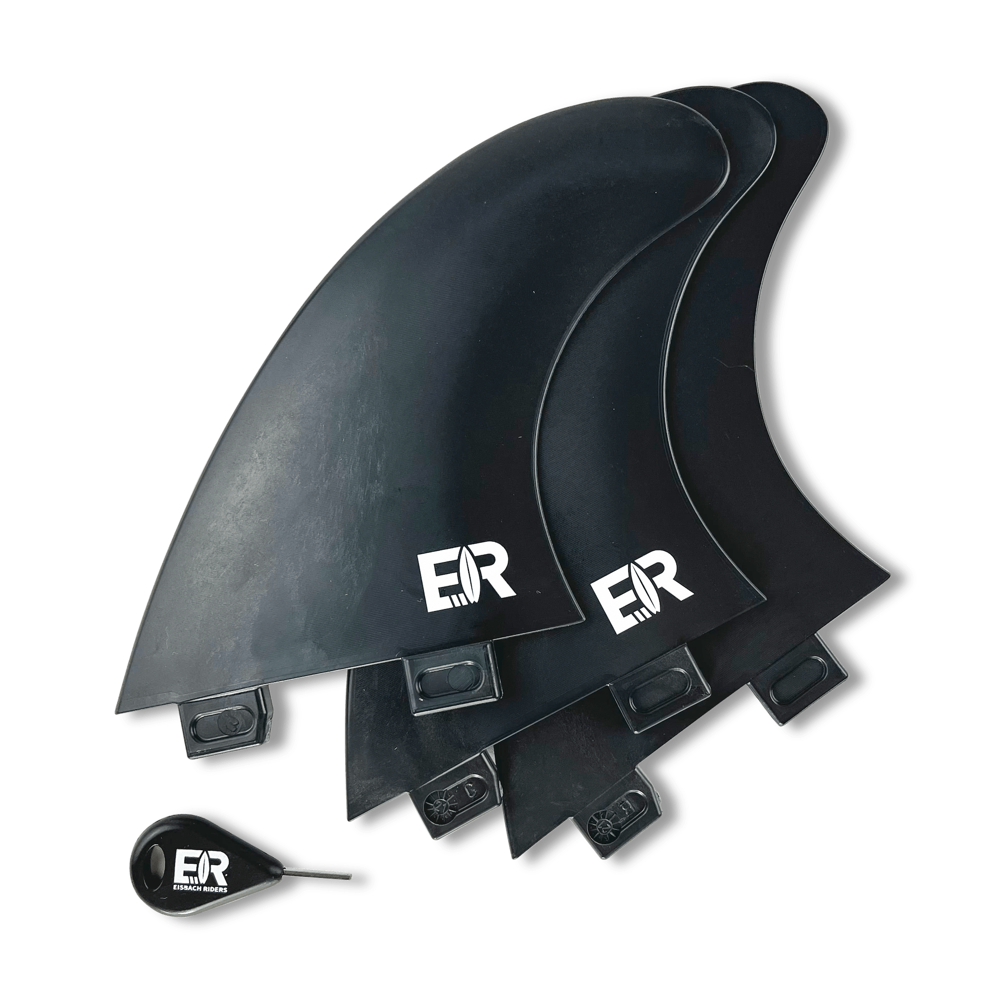 Surf Fins Double Tab Bio - based(medium/anthracite) - Eisbach Riders Surfing Company