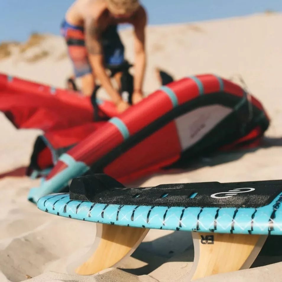 Surf Fins Single Tab Fiberglass Bamboo - Eisbach Riders Surfing Company